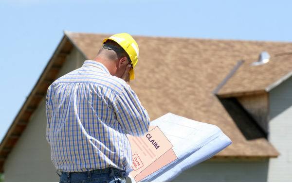 Arizona roofer dealing with an insurance claim issue due to inadequate coverage